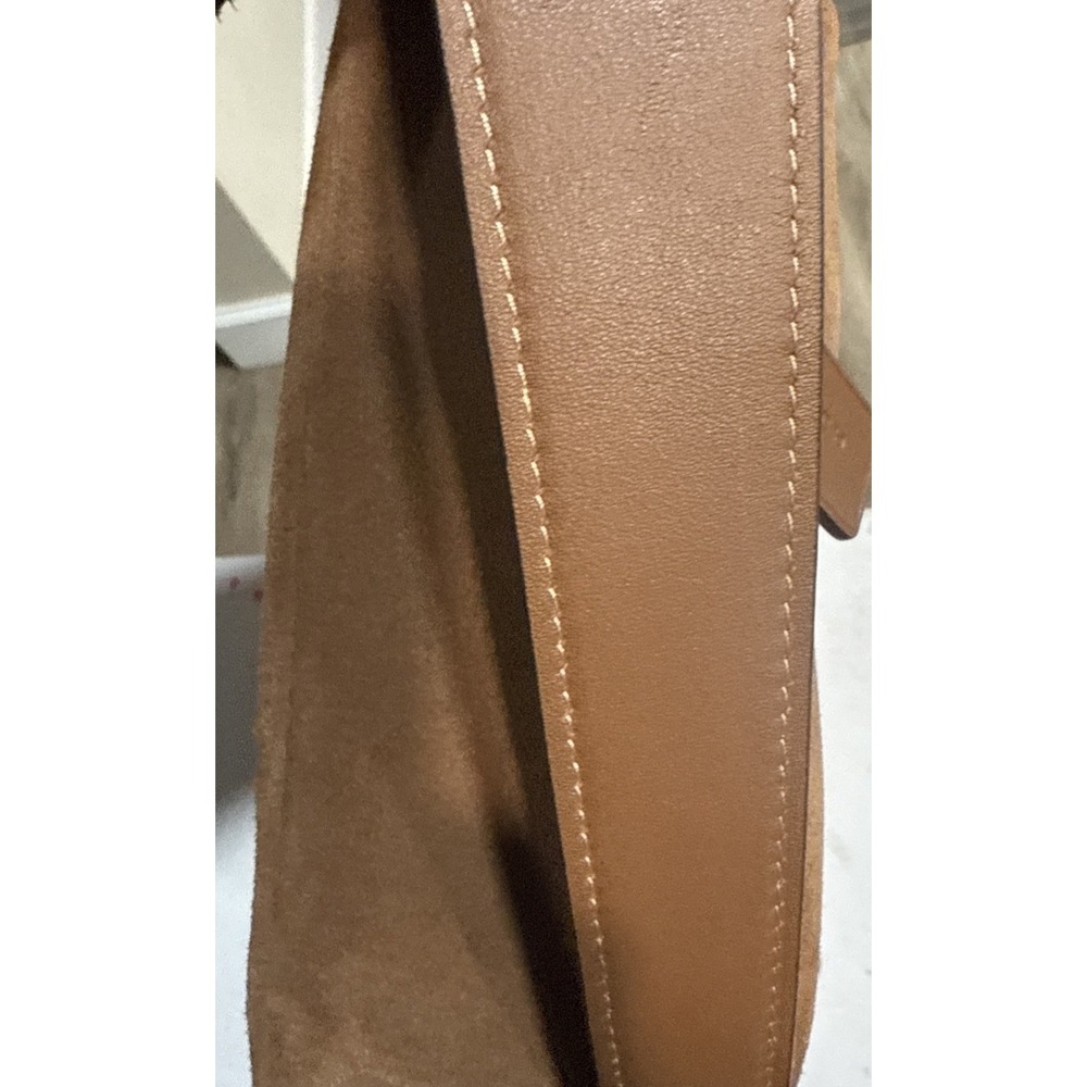 Coach Hadley Convertible Shoulder Crossbody Bag In Suede Sienna - Picture 5 of 13